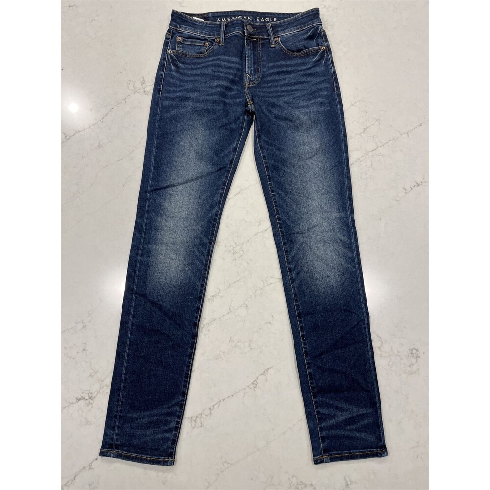 American Eagle Outfitters Mens‎ Jeans Blue Denim Skinny Next Level Flex 30 x 34